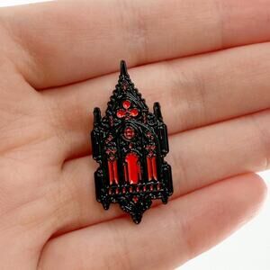 Gothic Cathedral Soft Enamel Pin